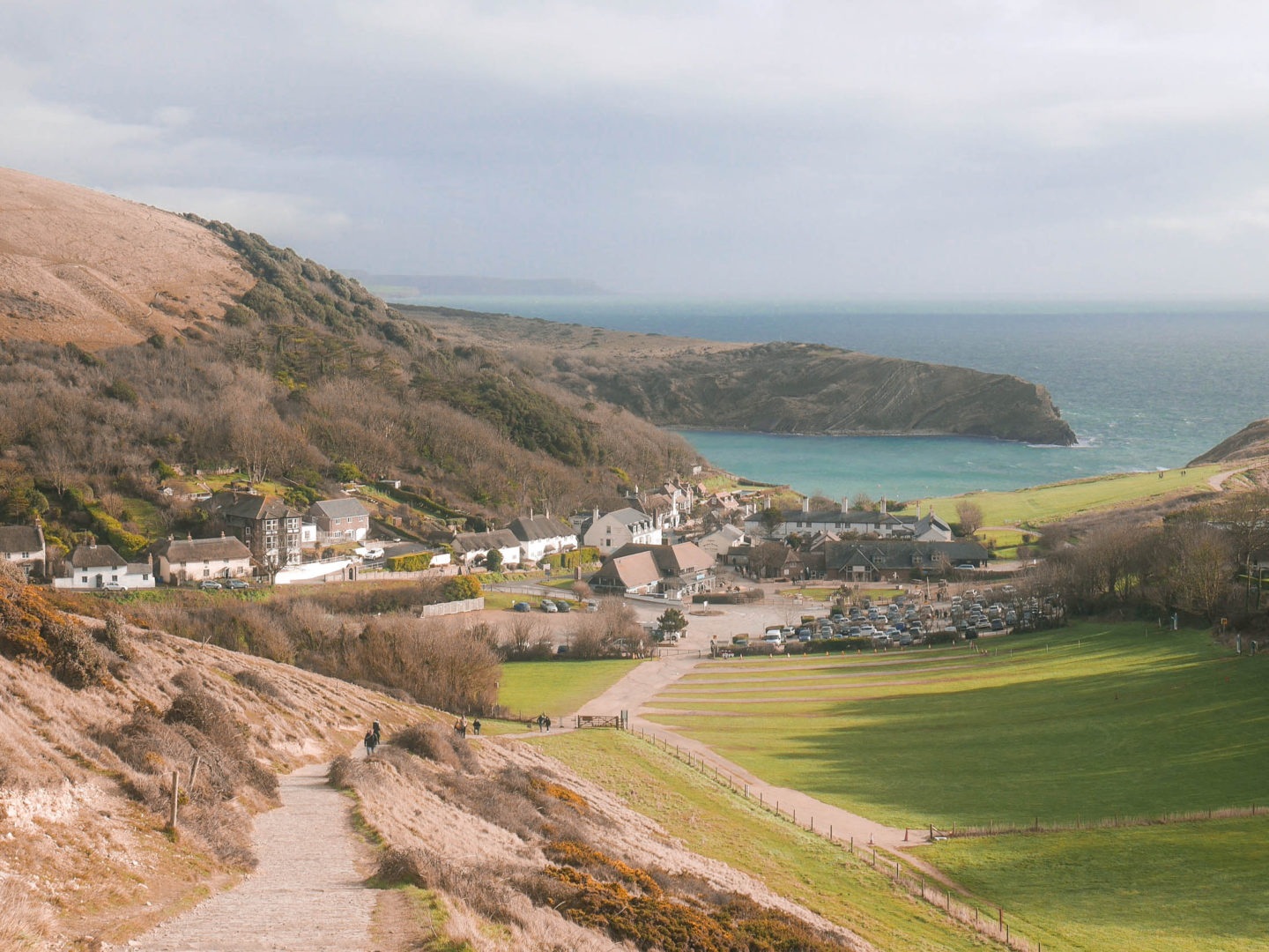 Hiking from Durdle Door to Lulworth Cove